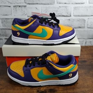 NIKE LISA LESLIE x WMS DUNK LOW "SPARKS" SZ 7W D09581-500 5.5M